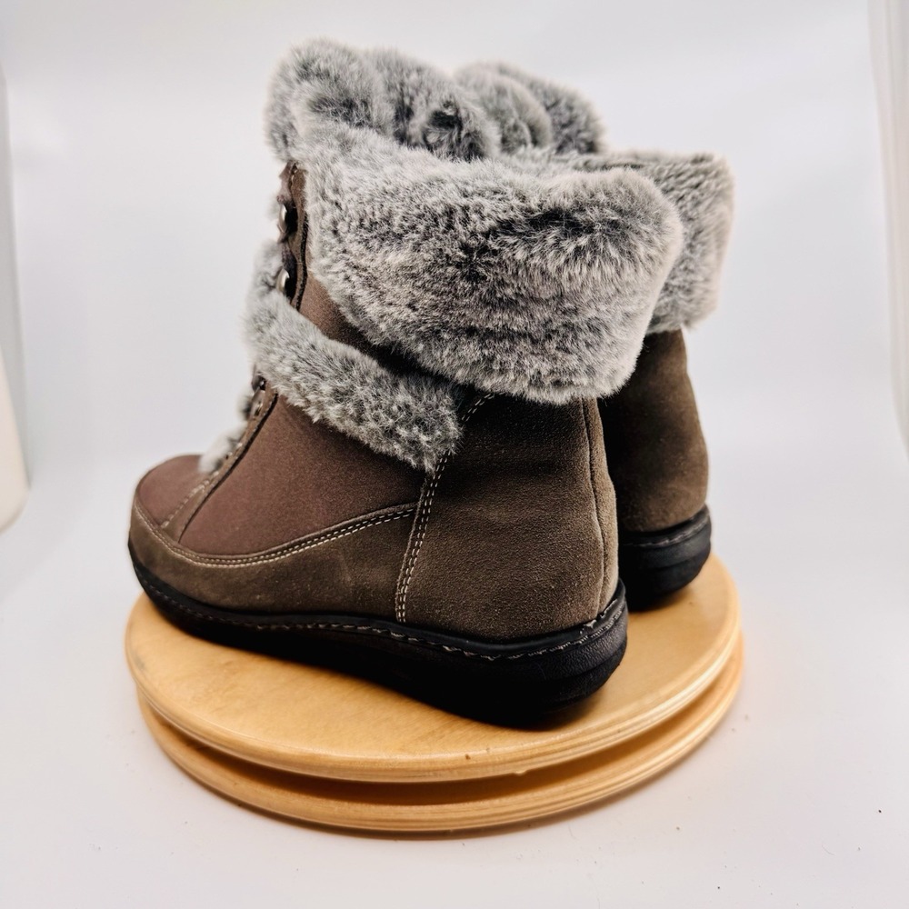 Aetrex Fiona Boots Women's EU 38 US 7.5-8 Gray Winter Comfort Boots - Picture 6 of 8